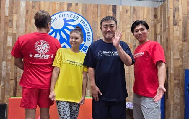 サワキジム×SUW★コラボTシャツとお客様との交流